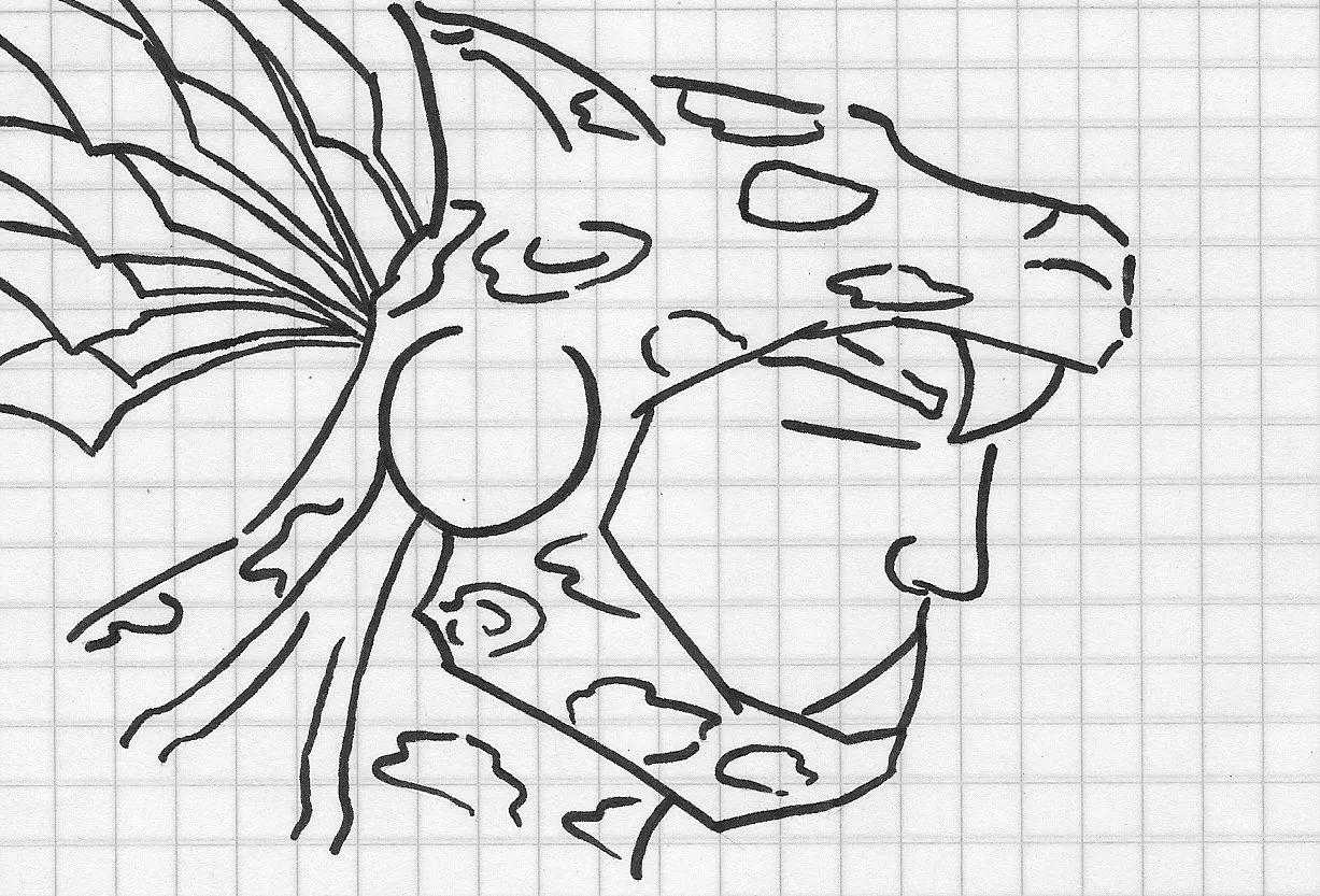 Dibujos de oficina: La última batalla de un guerrero jaguar Dibujos de oficina: La última batalla de un guerrero jaguar