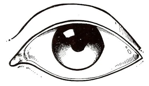 2 ojos para colorear - Imagui