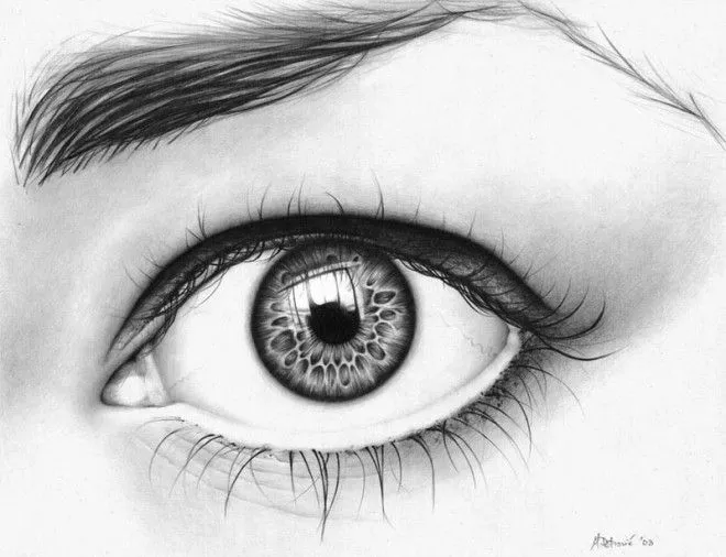 Dibujos de Ojos a Lapiz ~ Vida Blogger