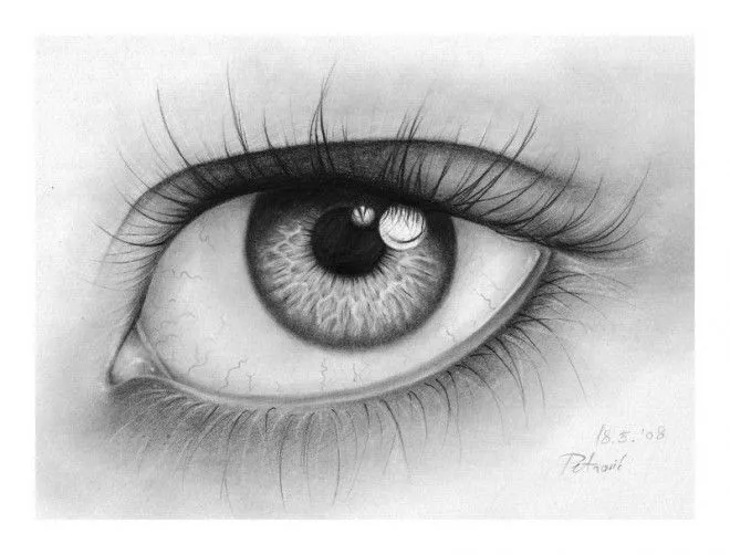 Dibujos de Ojos a Lapiz ~ Vida Blogger