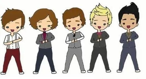 Imagenes de dibujos animados de one direction - Imagui