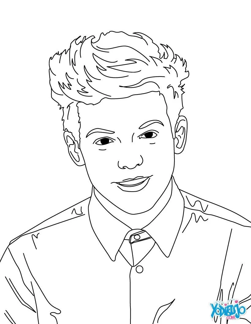 Dibujos de ONE DIRECTION para colorear - 1D band