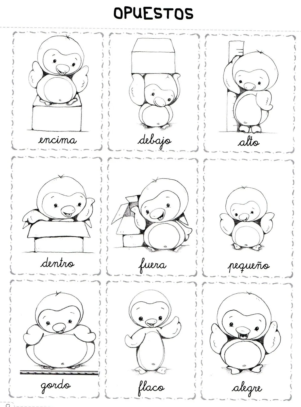 Cositas de pekes: Los opuestos