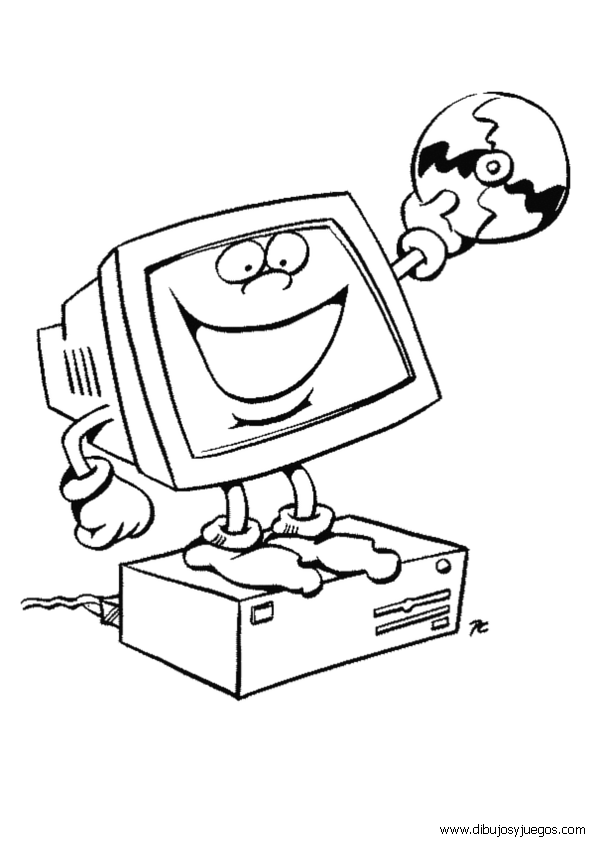 dibujos-ordenadores-computadoras-002 | Dibujos y juegos, para ...