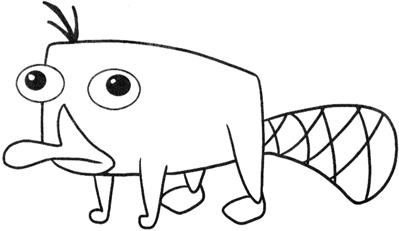 Dibujos de ornitorrincos - Imagui