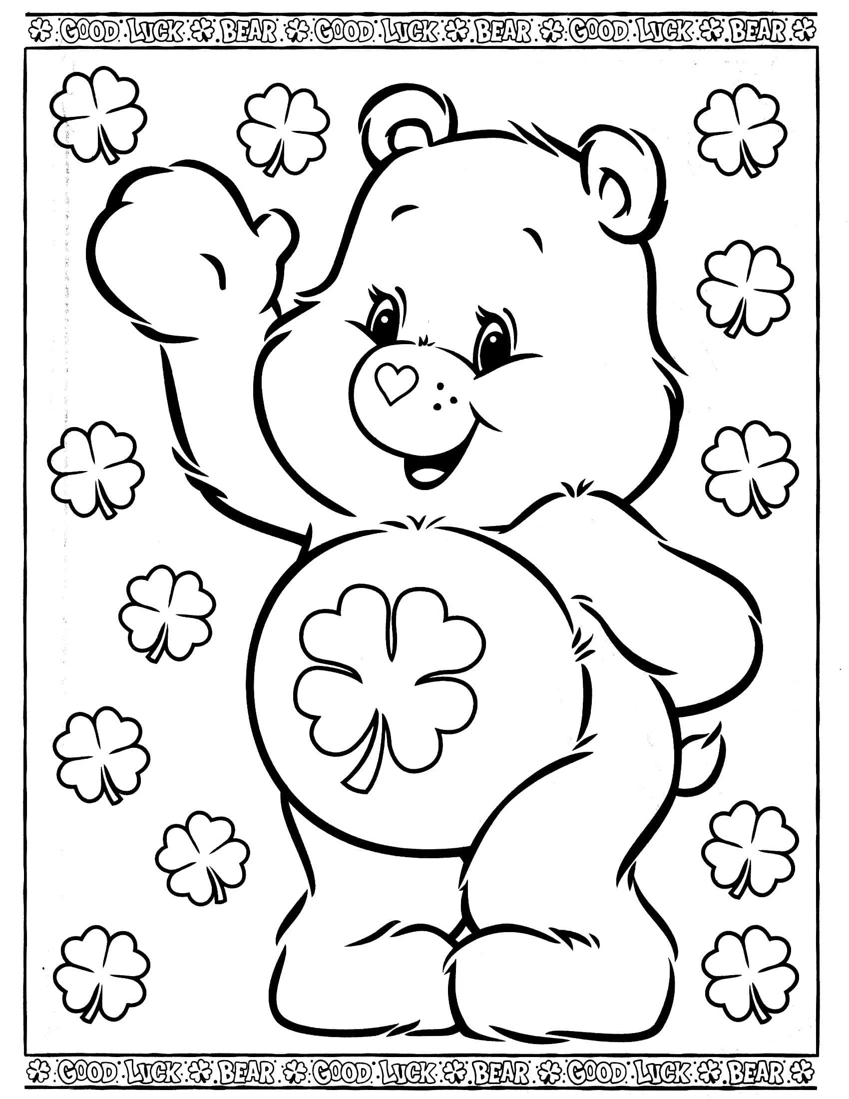 Dibujos de Ositos Cariñositos para colorear - 100 imágenes para imprimir Dibujos de Ositos Cariñositos para colorear - 100 imágenes para imprimir