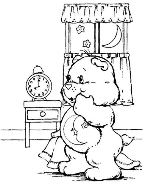 Dibujos animados para colorear: Osos Amorosos para colorear Dibujos animados para colorear: Osos Amorosos para colorear