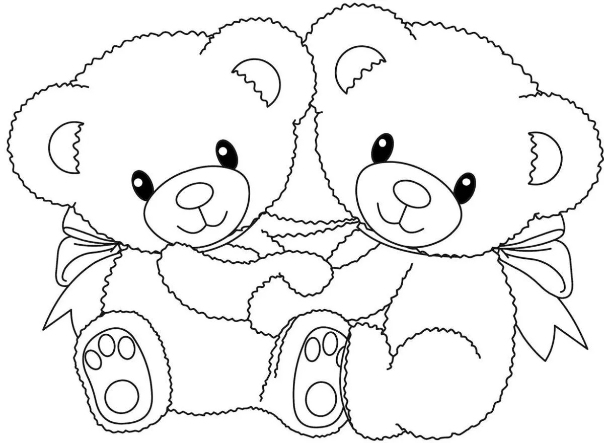 Dibujos de osos para colorear