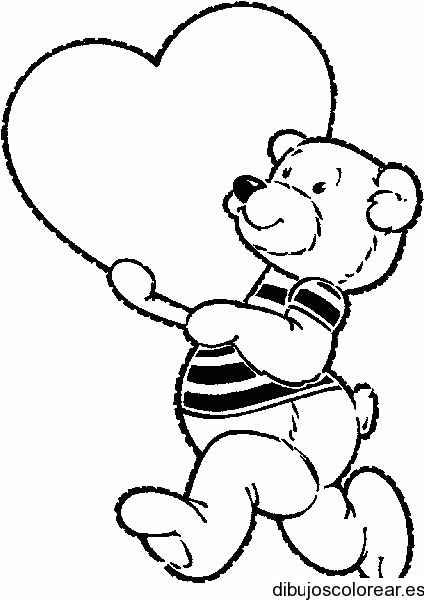 Dibujos de osos con corazon - Imagui