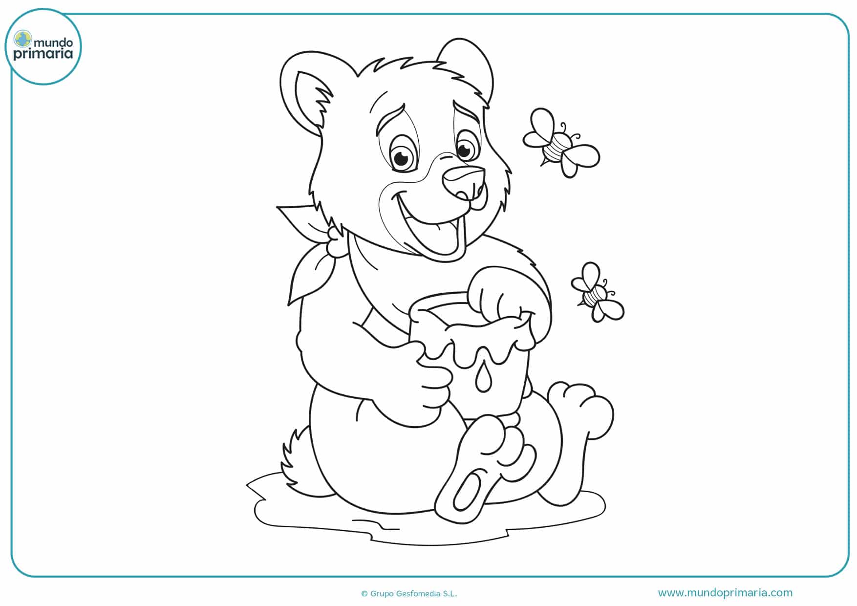 Dibujos de osos para Colorear - Mundo Primaria Dibujos de osos para Colorear - Mundo Primaria