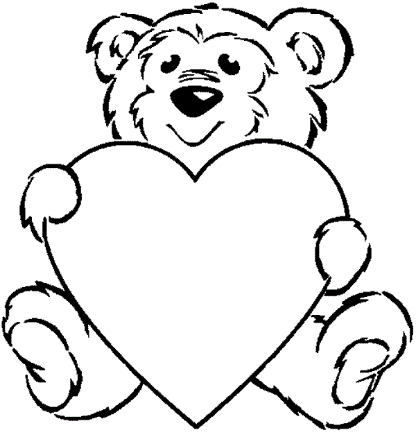 Dibujos de osos con corazon - Imagui