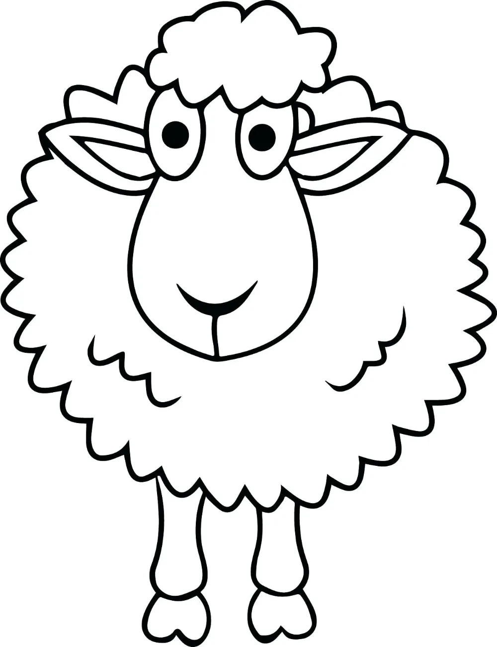 Dibujos de OVEJITAS para colorear e imprimir Dibujos de OVEJITAS para colorear e imprimir