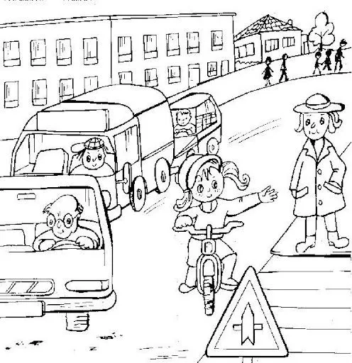 DIBUJOS DE PAISAJES DE CIUDAD PARA PINTAR