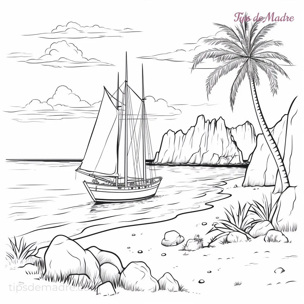 Dibujos de paisajes para colorear e imprimir para niños - Tips de Madre Dibujos de paisajes para colorear e imprimir para niños - Tips de Madre