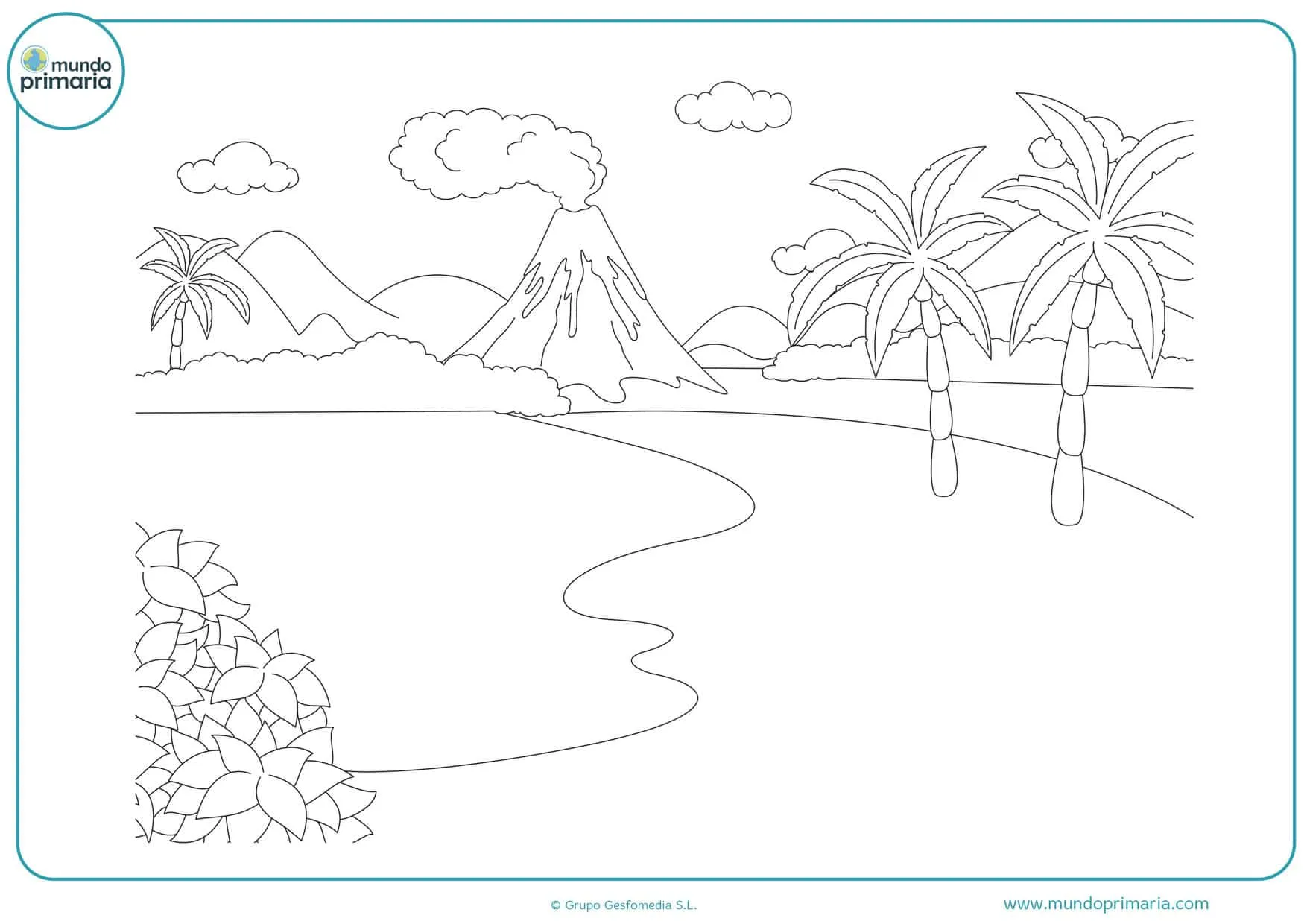 Dibujos de Paisajes para Colorear y Pintar de forma fácil Dibujos de Paisajes para Colorear y Pintar de forma fácil