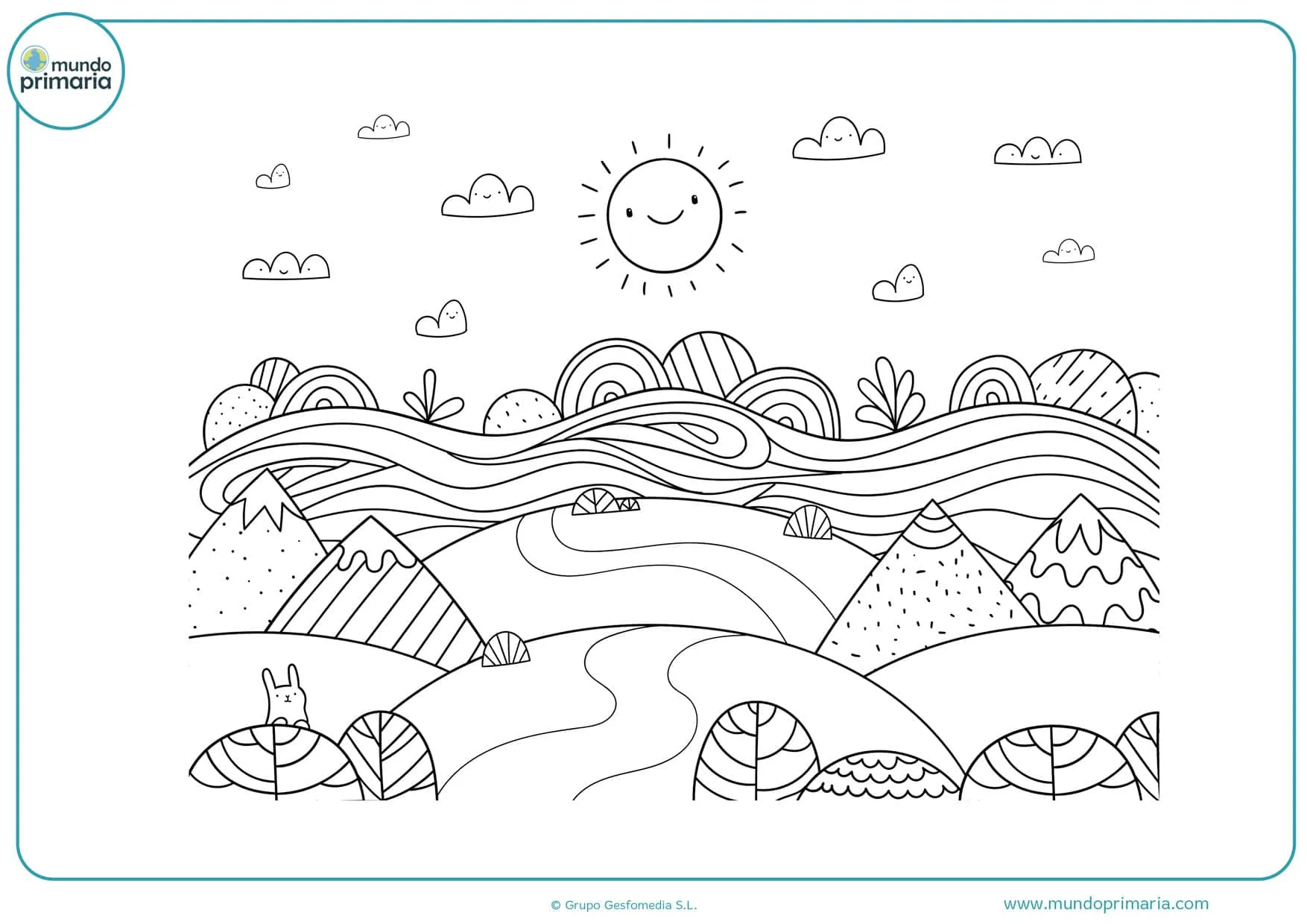 Dibujos de Paisajes para Colorear y Pintar de forma fácil Dibujos de Paisajes para Colorear y Pintar de forma fácil