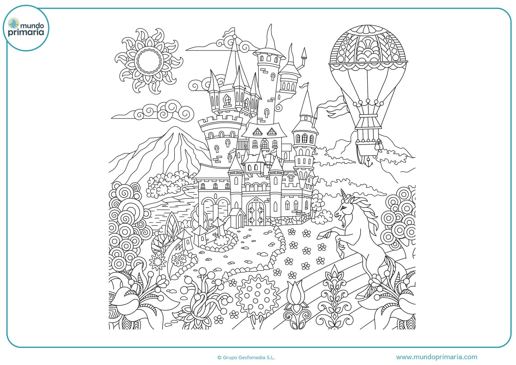 Dibujos de Paisajes para Colorear y Pintar de forma fácil Dibujos de Paisajes para Colorear y Pintar de forma fácil