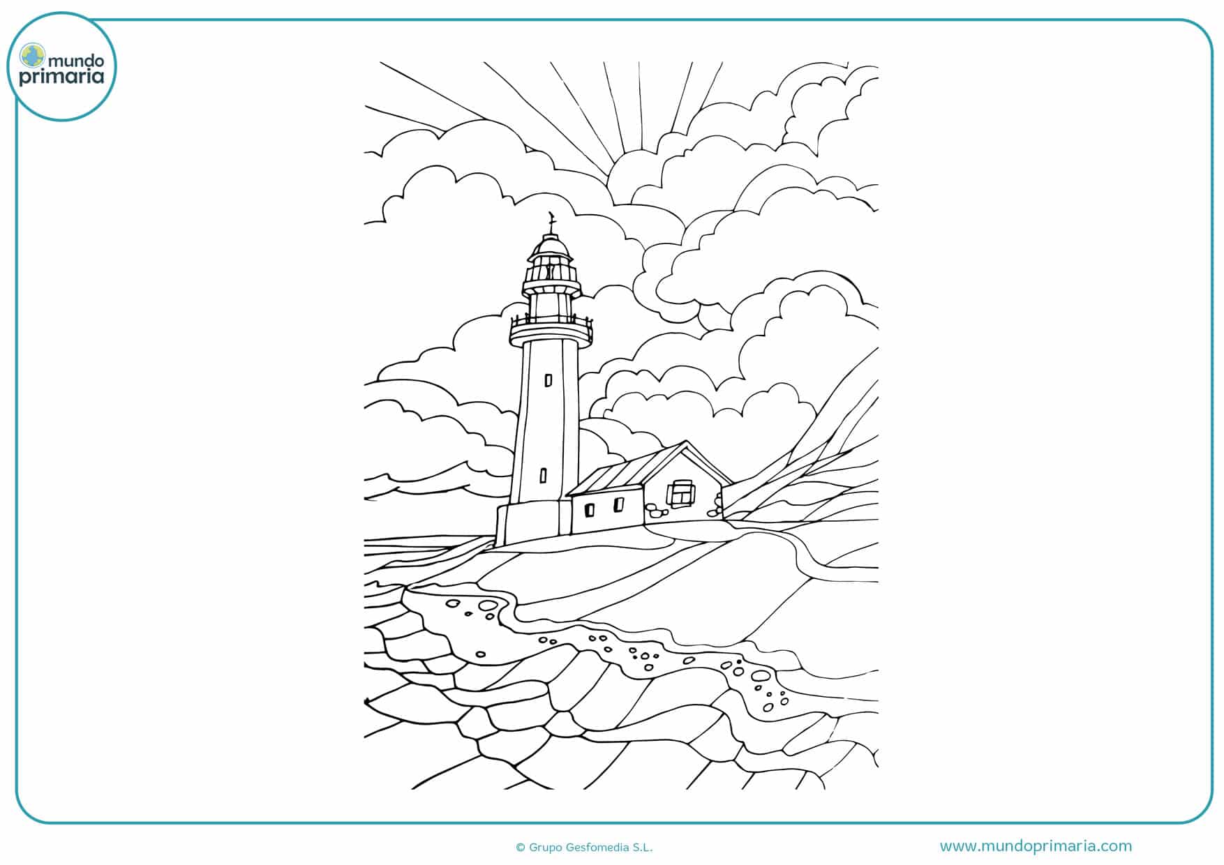 Dibujos de Paisajes para Colorear y Pintar de forma fácil Dibujos de Paisajes para Colorear y Pintar de forma fácil