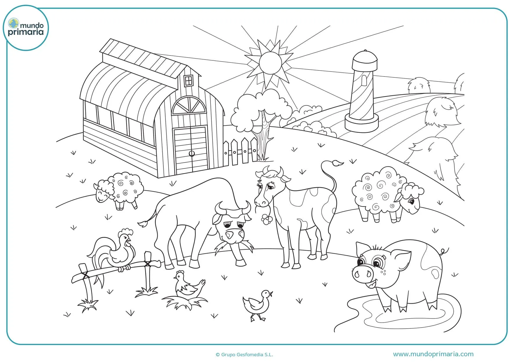 Dibujos de Paisajes para Colorear y Pintar de forma fácil Dibujos de Paisajes para Colorear y Pintar de forma fácil