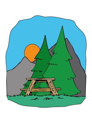Dibujos de Paisajes para colorear y pintar - TodoPapás Dibujos de Paisajes para colorear y pintar - TodoPapás