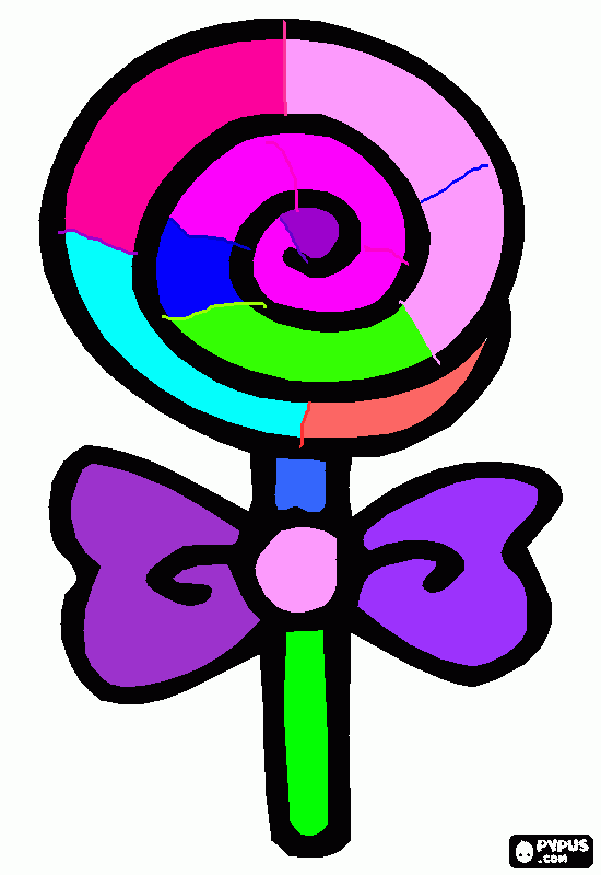 Paletas de caramelo para colorear - Imagui