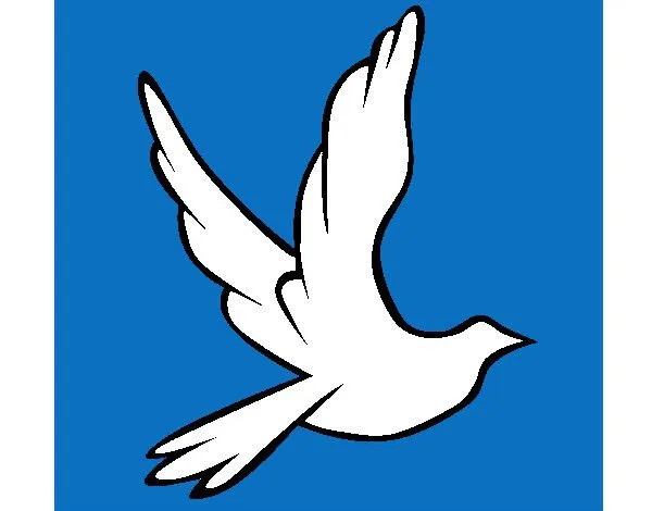 Dibujos de Palomas de la paz para Colorear - Dibujos.net Dibujos de Palomas de la paz para Colorear - Dibujos.net