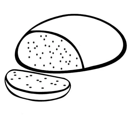 DIBUJOS DE PAN Y PAN DE MOLDE PARA COLOREAR DIBUJOS DE PAN Y PAN DE MOLDE PARA COLOREAR