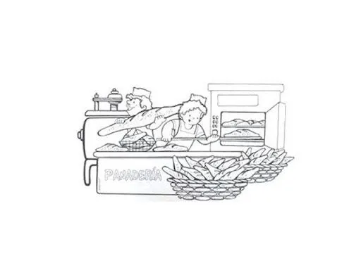 Dibujos de panaderia para colorear - Imagui Dibujos de panaderia para colorear - Imagui