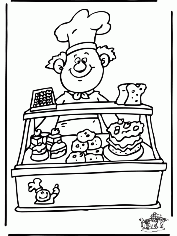 Dibujos de Panaderías para imprimir y colorear | Colorear imágenes Dibujos de Panaderías para imprimir y colorear | Colorear imágenes