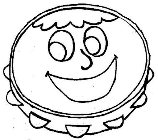 DIBUJOS DE PANDERETAS PARA COLOREAR | Dibujos para colorear DIBUJOS DE PANDERETAS PARA COLOREAR | Dibujos para colorear