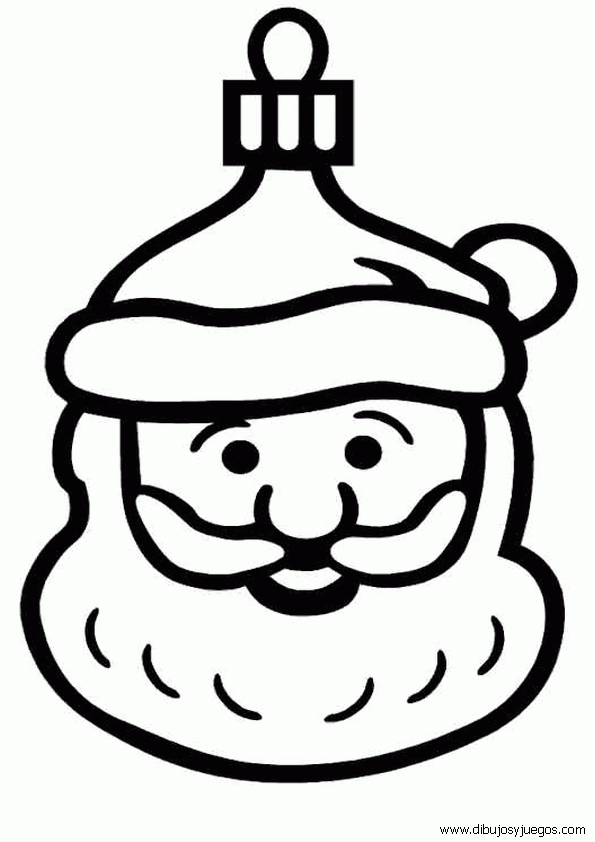 dibujos-papa-noel-cara-009 | Dibujos y juegos, para pintar y colorear dibujos-papa-noel-cara-009 | Dibujos y juegos, para pintar y colorear