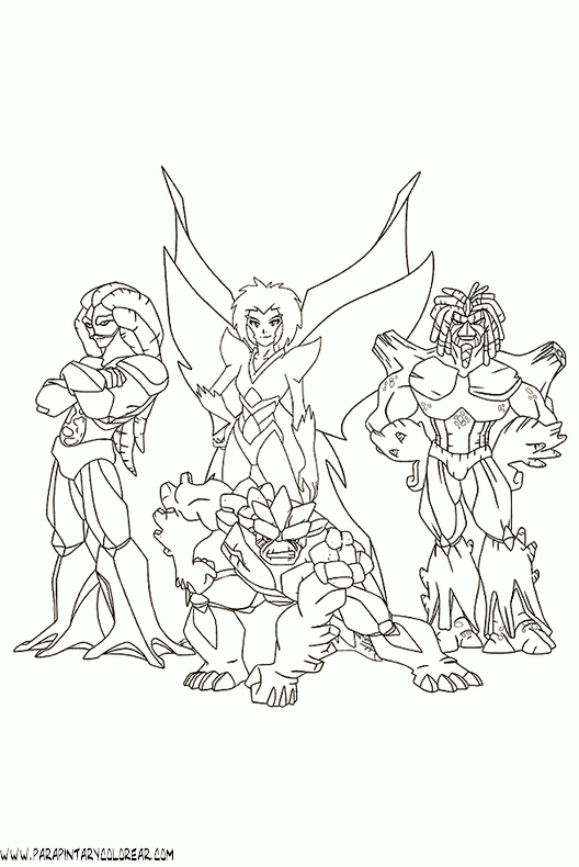 Gormiti para colorear - Imagui