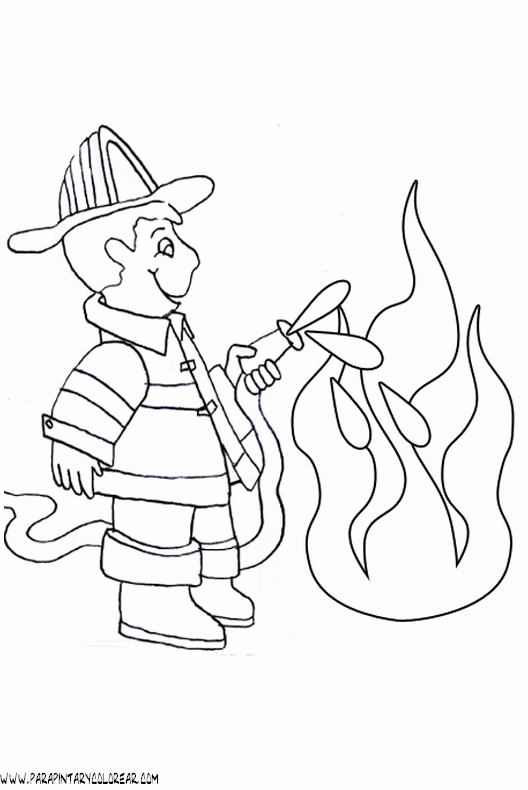 Imágenes de dibujos para colorear de incendios - Imagui
