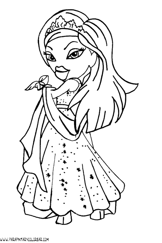 dibujos-para-colorear-de-bratz ...