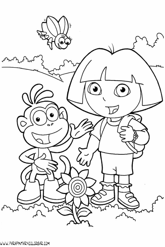 dibujos-para-colorear-de-dora-la-exploradora-060 dibujos-para-colorear-de-dora-la-exploradora-060