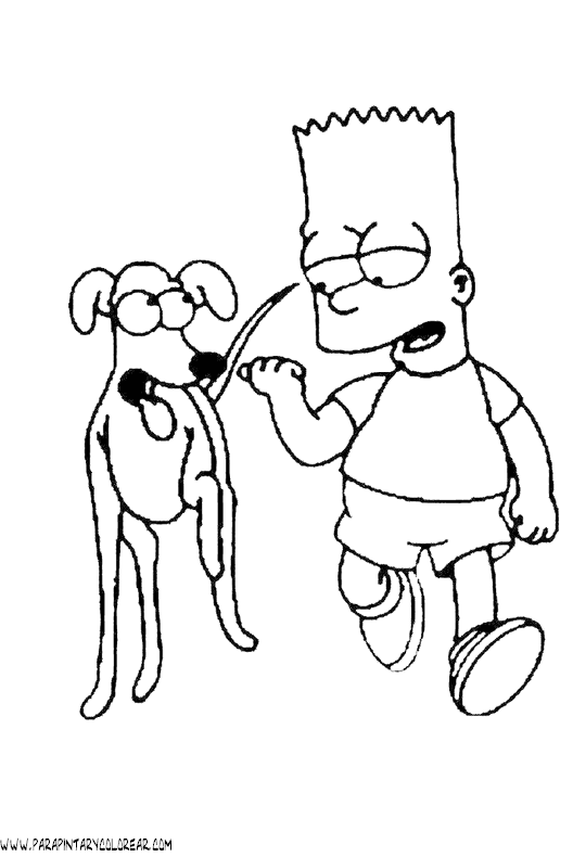 dibujos-para-colorear-de-los-simpsons-005