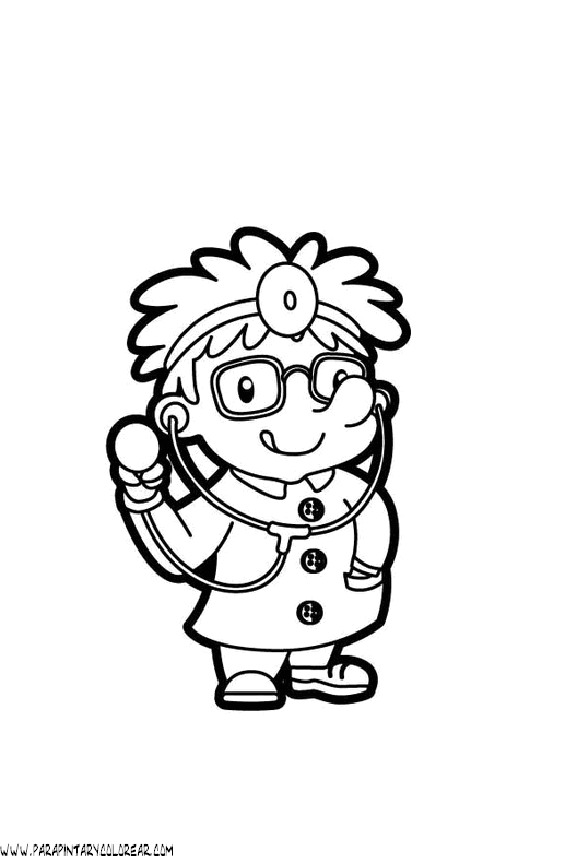 enfermero con jeringa Colouring Pages (page 3)