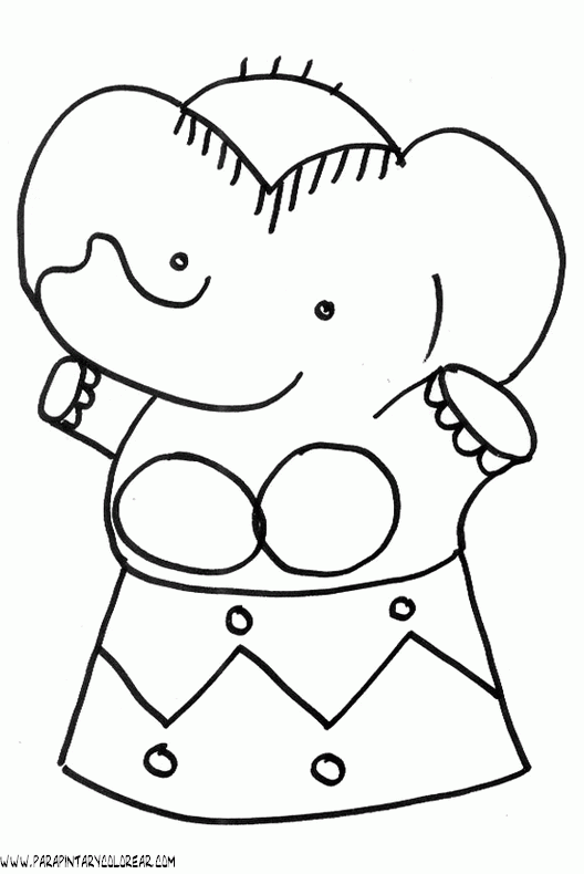 Imagenes para colorear de animales del circo - Imagui