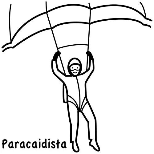 Dibujos de parapentes para colorear - Imagui Dibujos de parapentes para colorear - Imagui