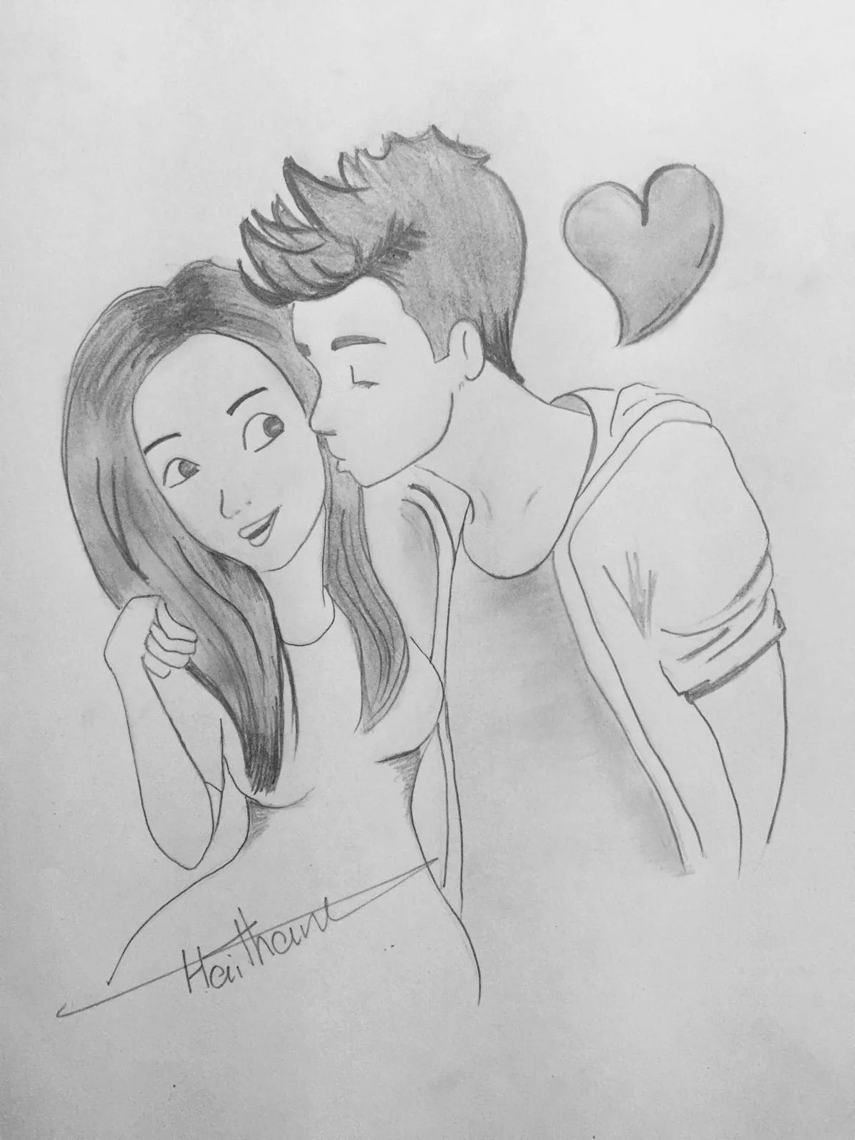 Dibujos pareja enamorada | Bilder mit Bleistift zum Skizzieren Dibujos pareja enamorada | Bilder mit Bleistift zum Skizzieren