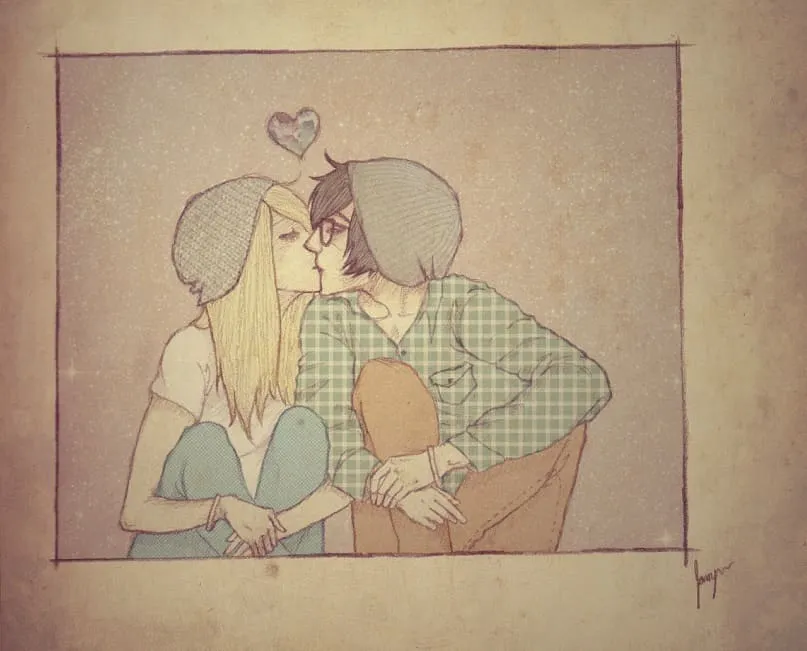 Dibujos pareja enamorada | Bilder mit Bleistift zum Skizzieren Dibujos pareja enamorada | Bilder mit Bleistift zum Skizzieren