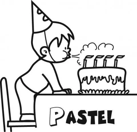 Dibujo pastel de cumpleaños - Imagui