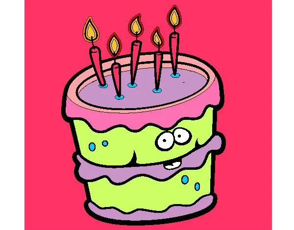 Dibujos de Pasteles para Colorear - Dibujos.net Dibujos de Pasteles para Colorear - Dibujos.net