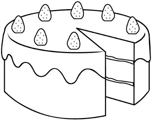 Dibujos de pastelitos para colorear - Imagui