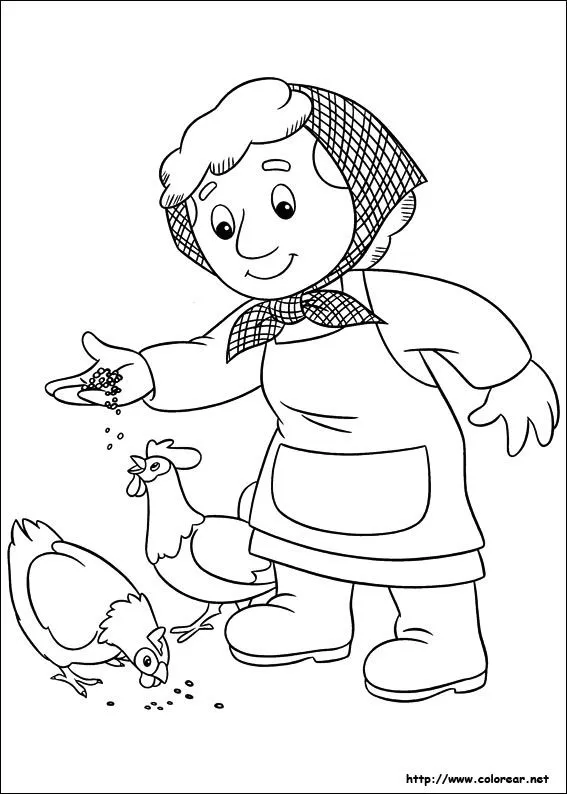 Dibujos de Pat el Cartero para colorear en Colorear.net