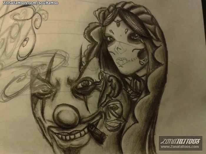 Payasos Chicano Tattoos