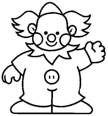 DIBUJOS DE PAYASOS PARA COLOREAR DIBUJOS DE PAYASOS PARA COLOREAR