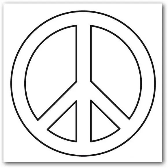 Dibujos de la paz para colorear | Dibujos para Colorear Dibujos de la paz para colorear | Dibujos para Colorear