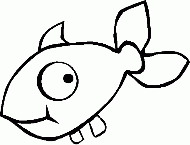 Dibujos de peces para colorear