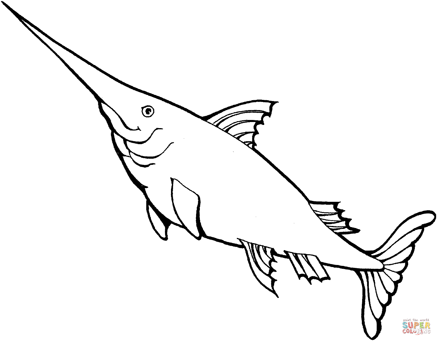 Dibujos de Peces espada para colorear - Páginas para imprimir y ... Dibujos de Peces espada para colorear - Páginas para imprimir y ...